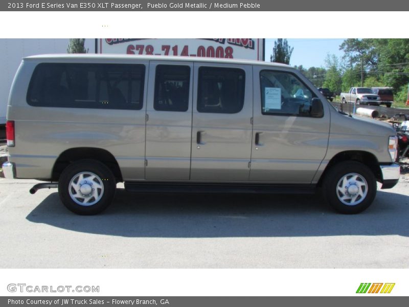 Pueblo Gold Metallic / Medium Pebble 2013 Ford E Series Van E350 XLT Passenger