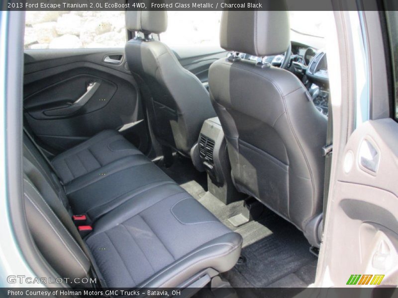 Frosted Glass Metallic / Charcoal Black 2013 Ford Escape Titanium 2.0L EcoBoost 4WD