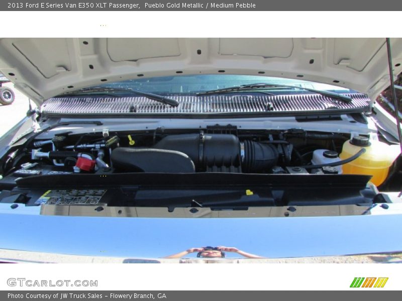 Pueblo Gold Metallic / Medium Pebble 2013 Ford E Series Van E350 XLT Passenger