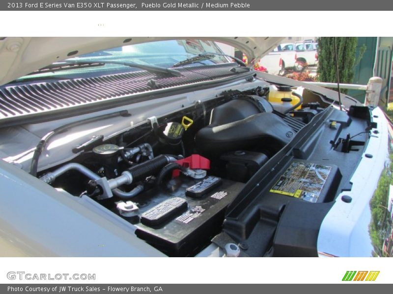 Pueblo Gold Metallic / Medium Pebble 2013 Ford E Series Van E350 XLT Passenger