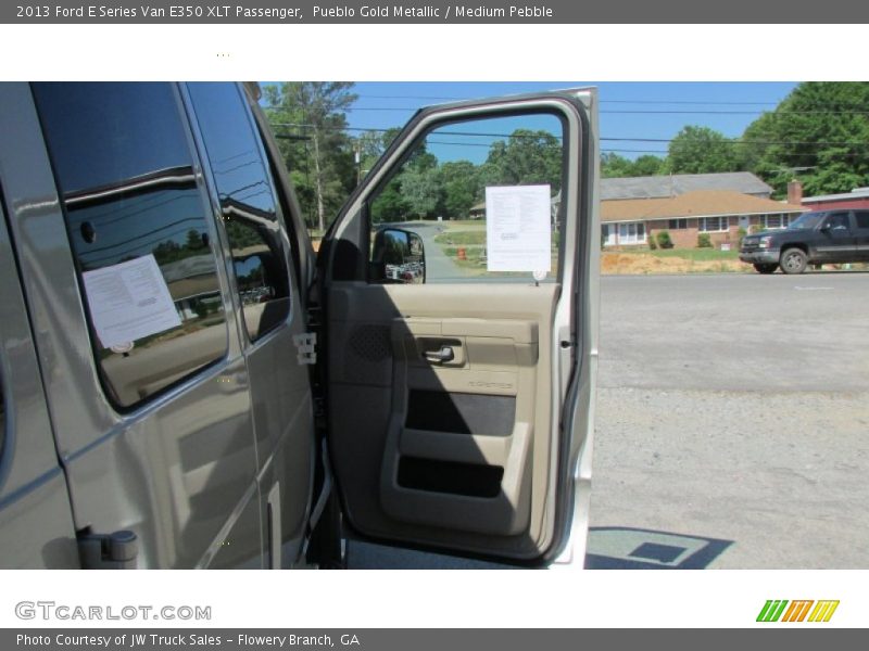 Pueblo Gold Metallic / Medium Pebble 2013 Ford E Series Van E350 XLT Passenger