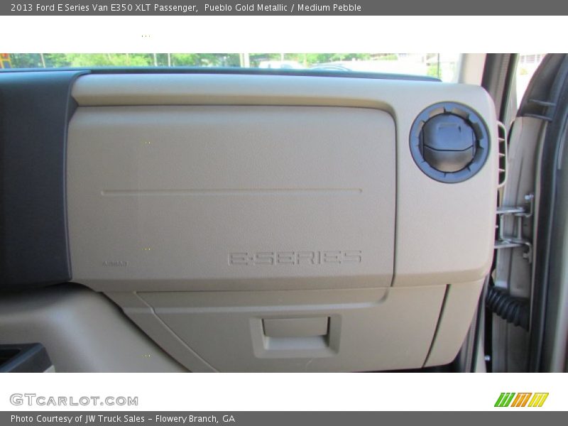 Pueblo Gold Metallic / Medium Pebble 2013 Ford E Series Van E350 XLT Passenger