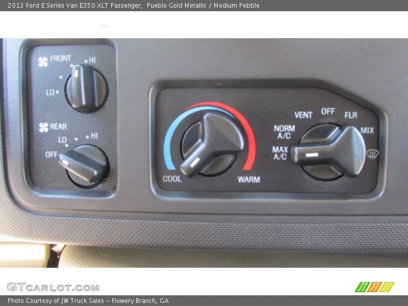Pueblo Gold Metallic / Medium Pebble 2013 Ford E Series Van E350 XLT Passenger
