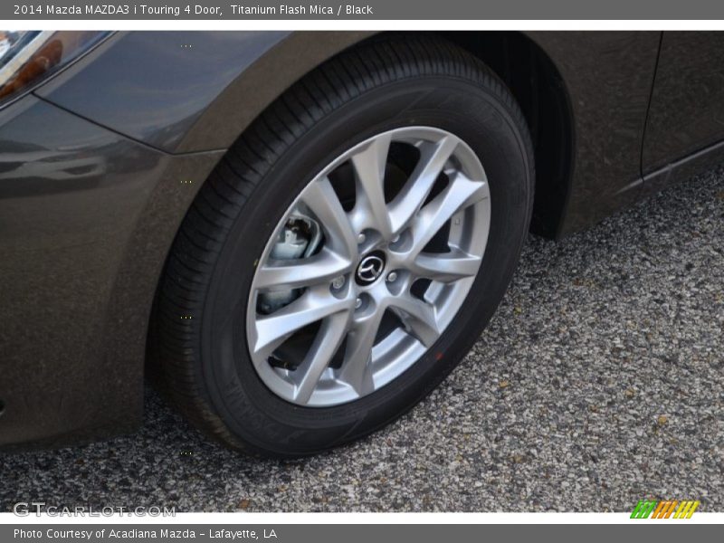 Titanium Flash Mica / Black 2014 Mazda MAZDA3 i Touring 4 Door