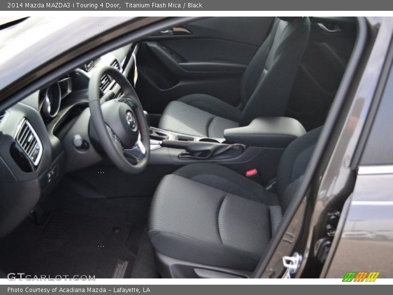Titanium Flash Mica / Black 2014 Mazda MAZDA3 i Touring 4 Door