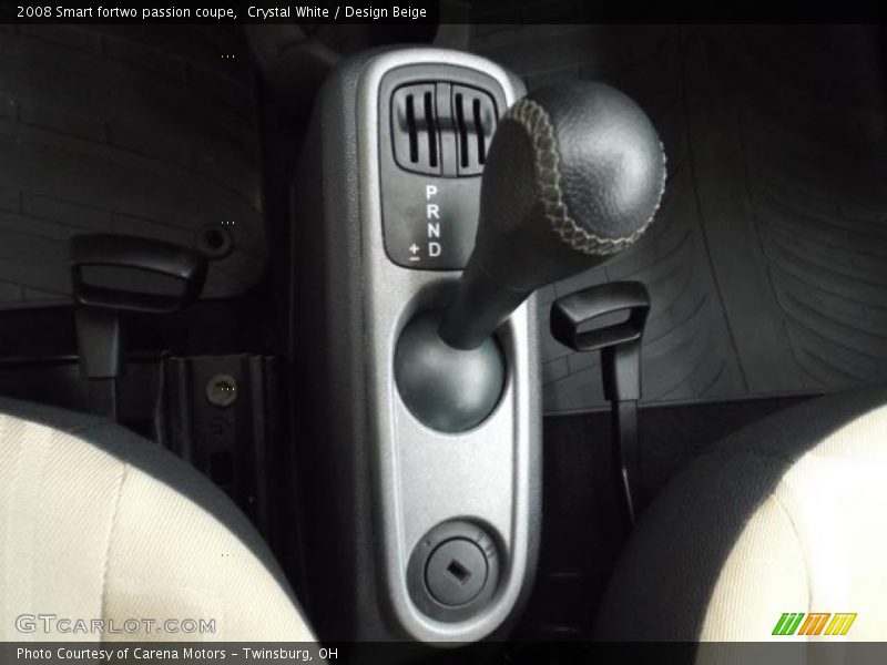 Crystal White / Design Beige 2008 Smart fortwo passion coupe