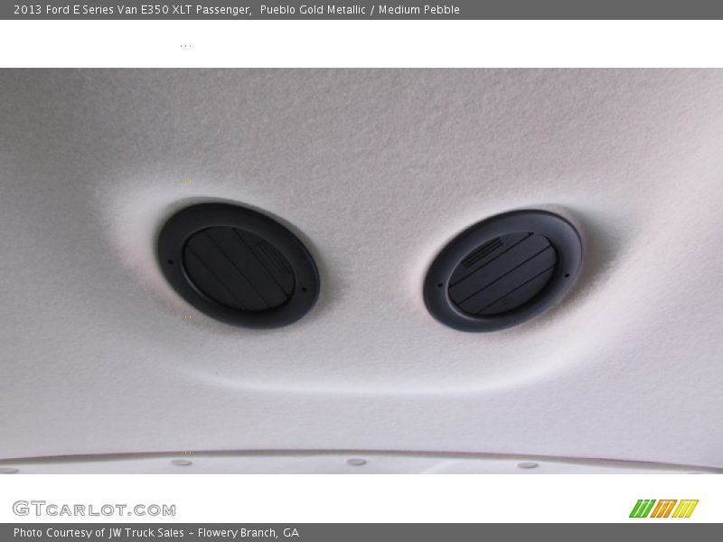 Pueblo Gold Metallic / Medium Pebble 2013 Ford E Series Van E350 XLT Passenger