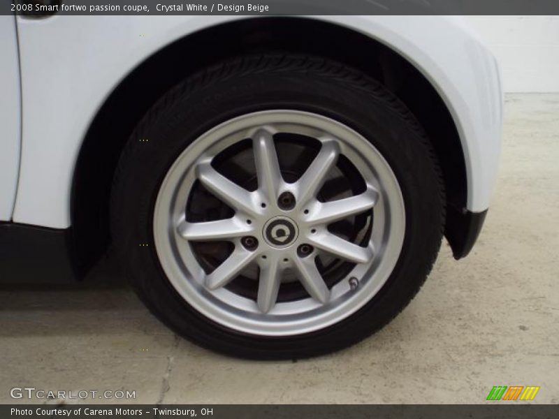 Crystal White / Design Beige 2008 Smart fortwo passion coupe