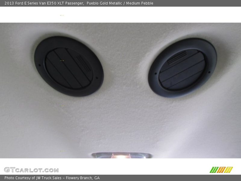 Pueblo Gold Metallic / Medium Pebble 2013 Ford E Series Van E350 XLT Passenger