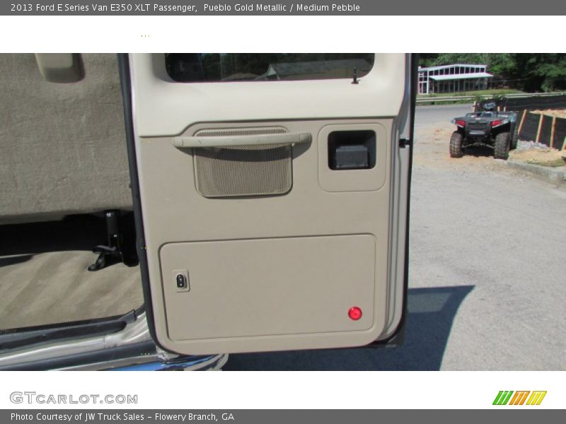 Pueblo Gold Metallic / Medium Pebble 2013 Ford E Series Van E350 XLT Passenger
