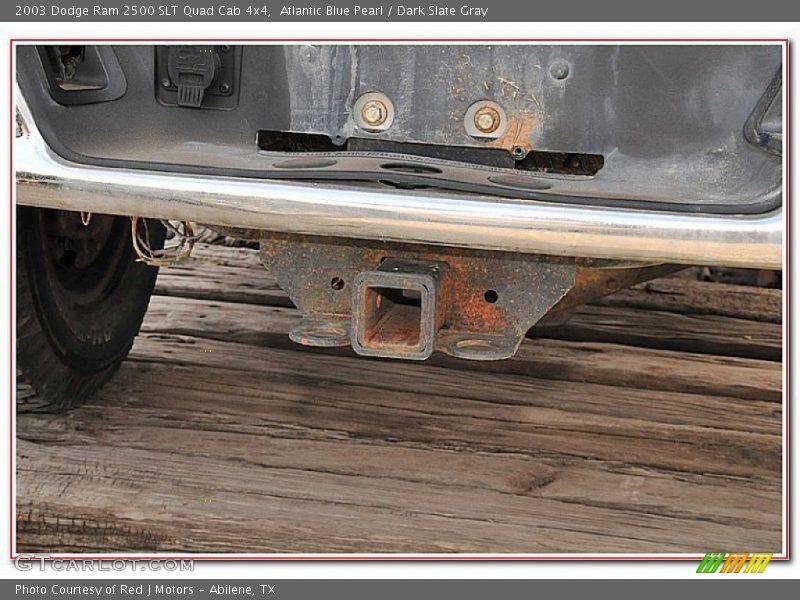 Atlantic Blue Pearl / Dark Slate Gray 2003 Dodge Ram 2500 SLT Quad Cab 4x4