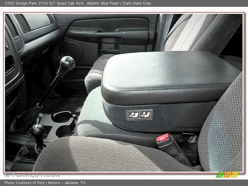 Atlantic Blue Pearl / Dark Slate Gray 2003 Dodge Ram 2500 SLT Quad Cab 4x4