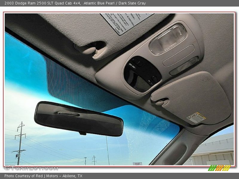 Atlantic Blue Pearl / Dark Slate Gray 2003 Dodge Ram 2500 SLT Quad Cab 4x4