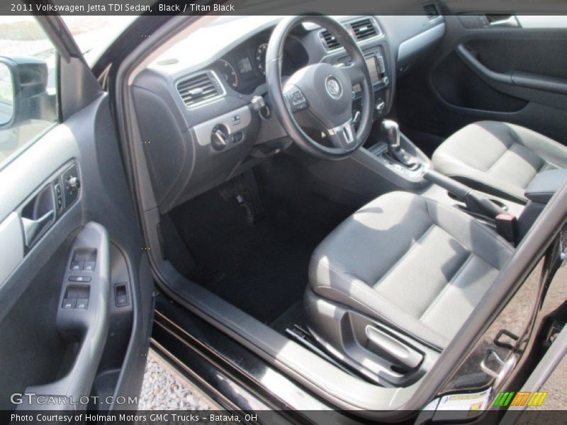 Black / Titan Black 2011 Volkswagen Jetta TDI Sedan