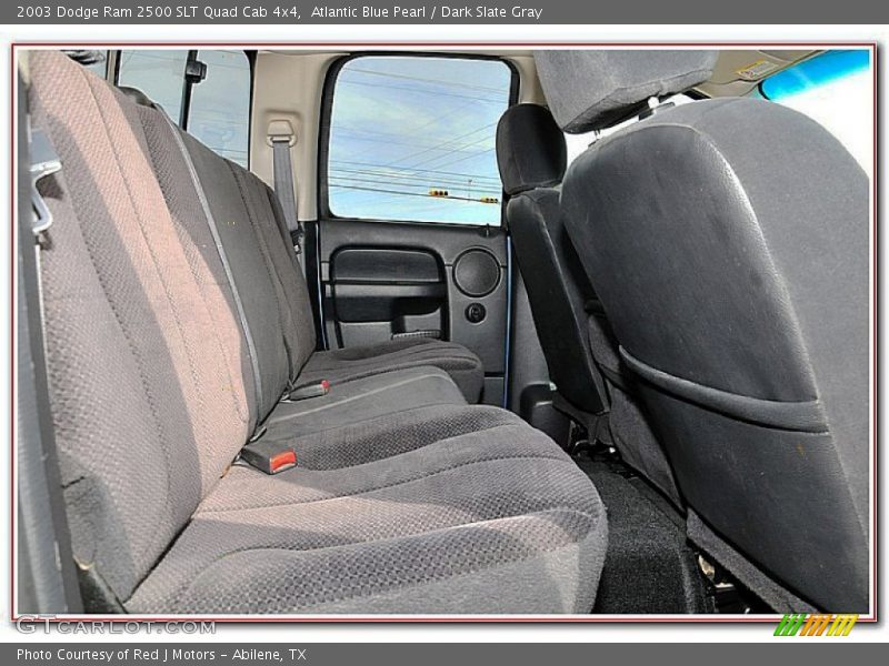 Atlantic Blue Pearl / Dark Slate Gray 2003 Dodge Ram 2500 SLT Quad Cab 4x4