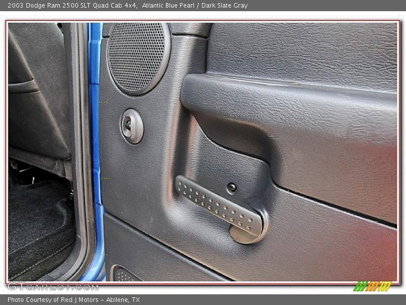 Atlantic Blue Pearl / Dark Slate Gray 2003 Dodge Ram 2500 SLT Quad Cab 4x4
