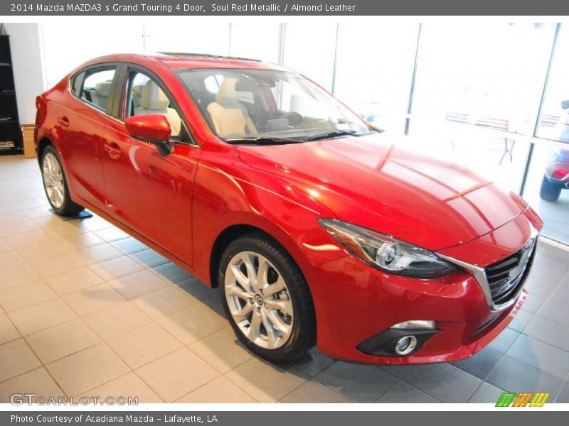 Soul Red Metallic / Almond Leather 2014 Mazda MAZDA3 s Grand Touring 4 Door