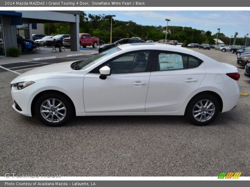  2014 MAZDA3 i Grand Touring 4 Door Snowflake White Pearl