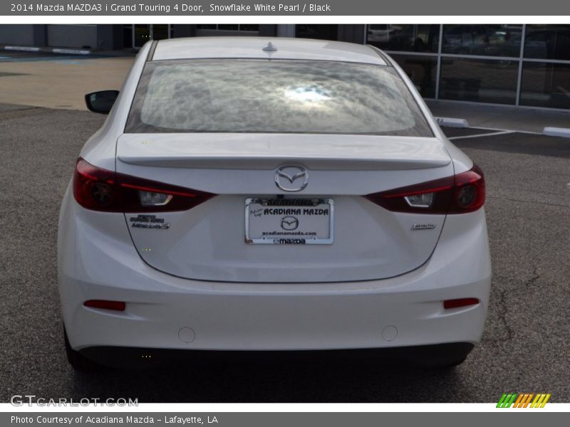 Snowflake White Pearl / Black 2014 Mazda MAZDA3 i Grand Touring 4 Door