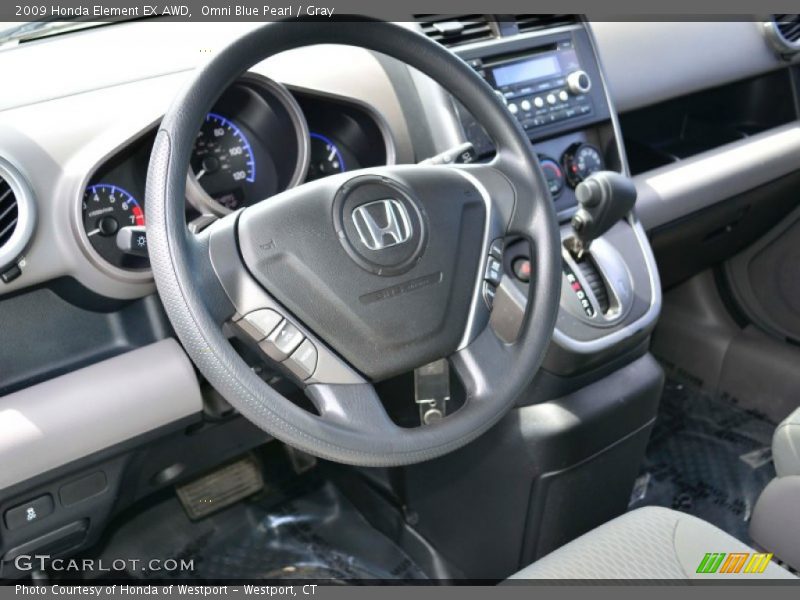 Omni Blue Pearl / Gray 2009 Honda Element EX AWD