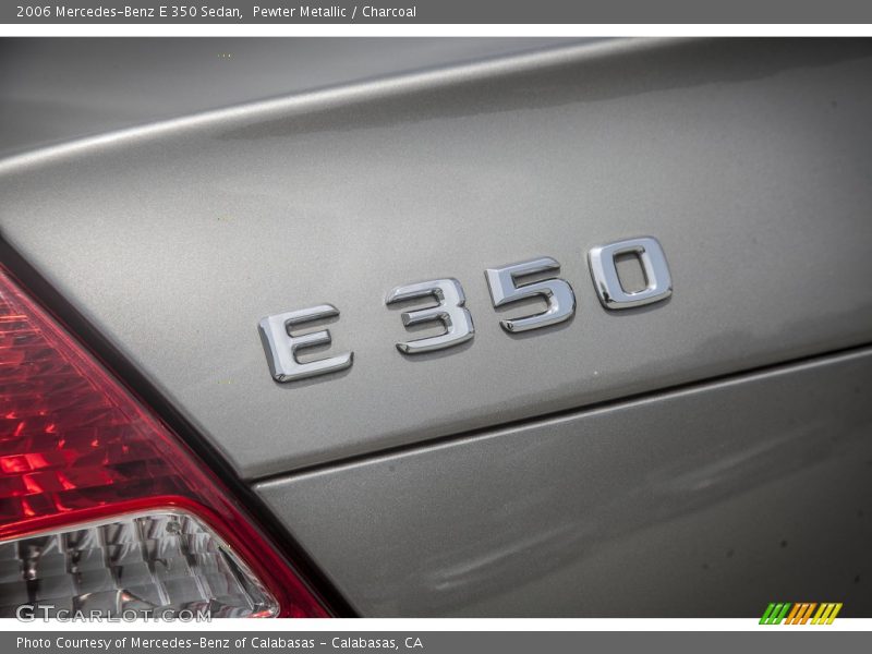 Pewter Metallic / Charcoal 2006 Mercedes-Benz E 350 Sedan