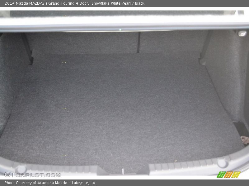 Snowflake White Pearl / Black 2014 Mazda MAZDA3 i Grand Touring 4 Door