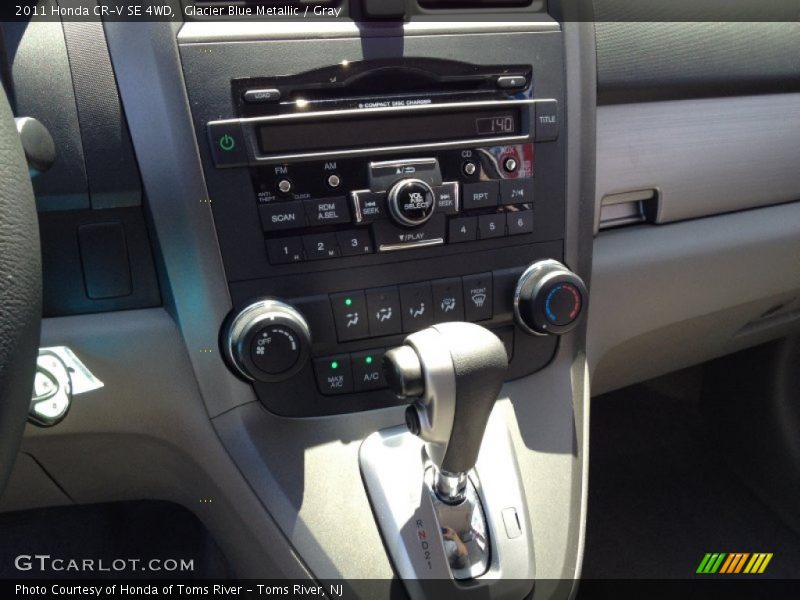 Glacier Blue Metallic / Gray 2011 Honda CR-V SE 4WD