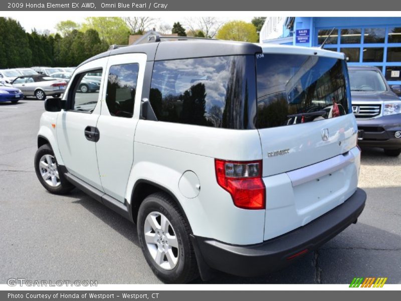 Omni Blue Pearl / Gray 2009 Honda Element EX AWD