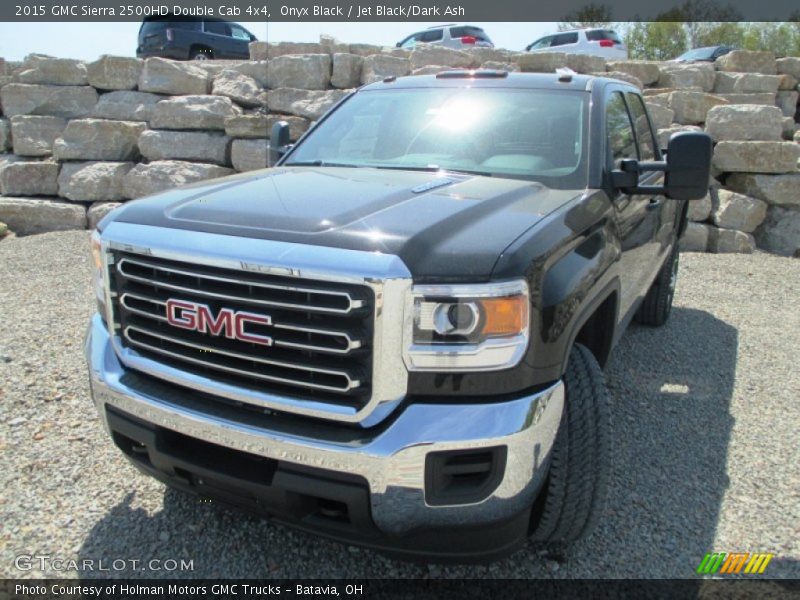 Onyx Black / Jet Black/Dark Ash 2015 GMC Sierra 2500HD Double Cab 4x4