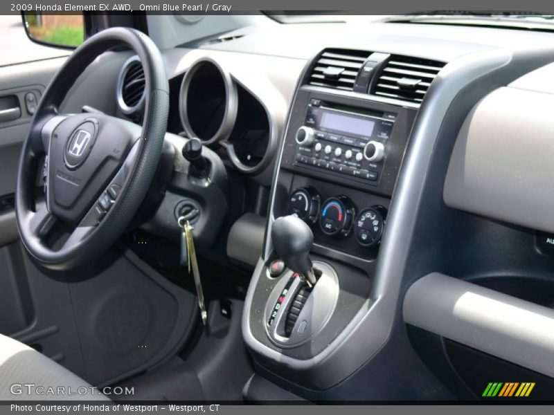 Omni Blue Pearl / Gray 2009 Honda Element EX AWD