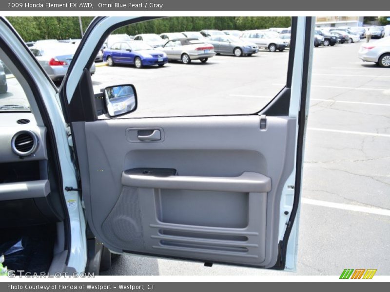 Omni Blue Pearl / Gray 2009 Honda Element EX AWD