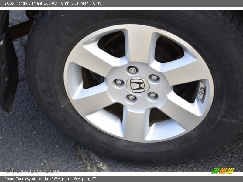Omni Blue Pearl / Gray 2009 Honda Element EX AWD