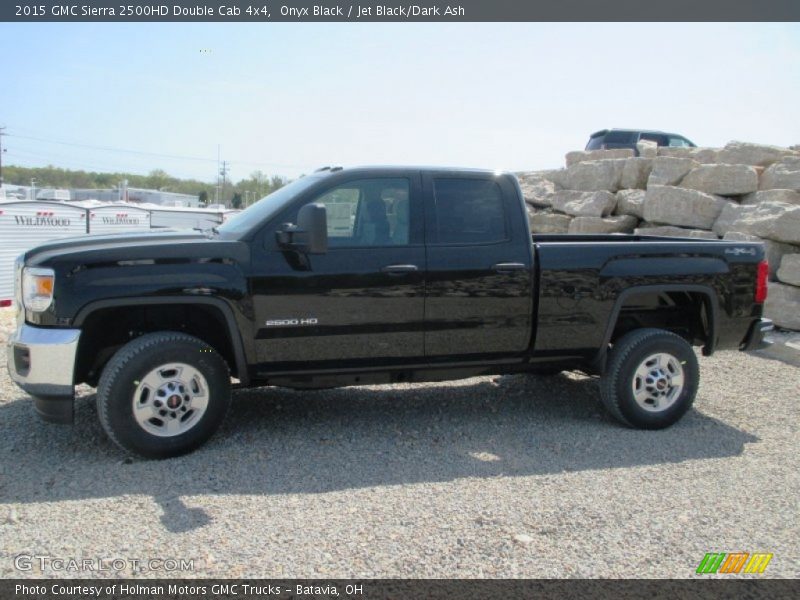 Onyx Black / Jet Black/Dark Ash 2015 GMC Sierra 2500HD Double Cab 4x4