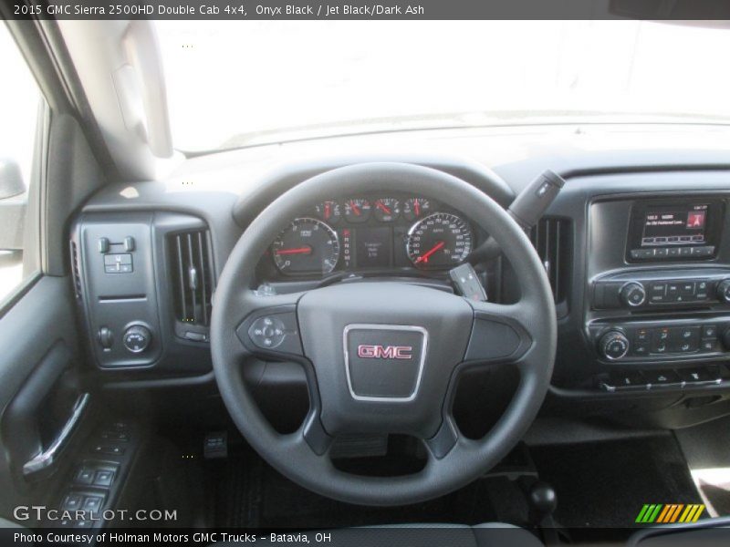 Onyx Black / Jet Black/Dark Ash 2015 GMC Sierra 2500HD Double Cab 4x4