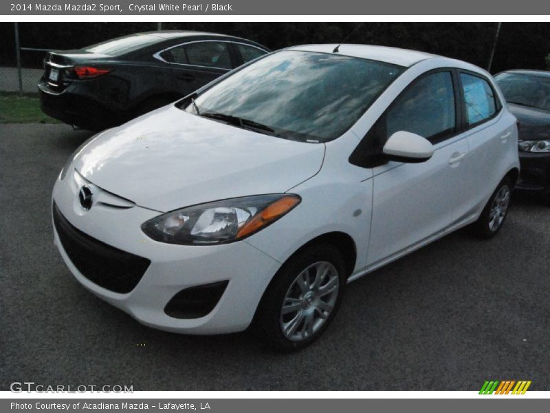 Crystal White Pearl / Black 2014 Mazda Mazda2 Sport