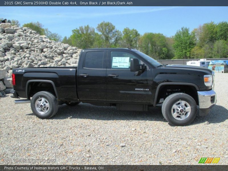 Onyx Black / Jet Black/Dark Ash 2015 GMC Sierra 2500HD Double Cab 4x4