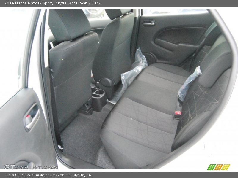 Crystal White Pearl / Black 2014 Mazda Mazda2 Sport