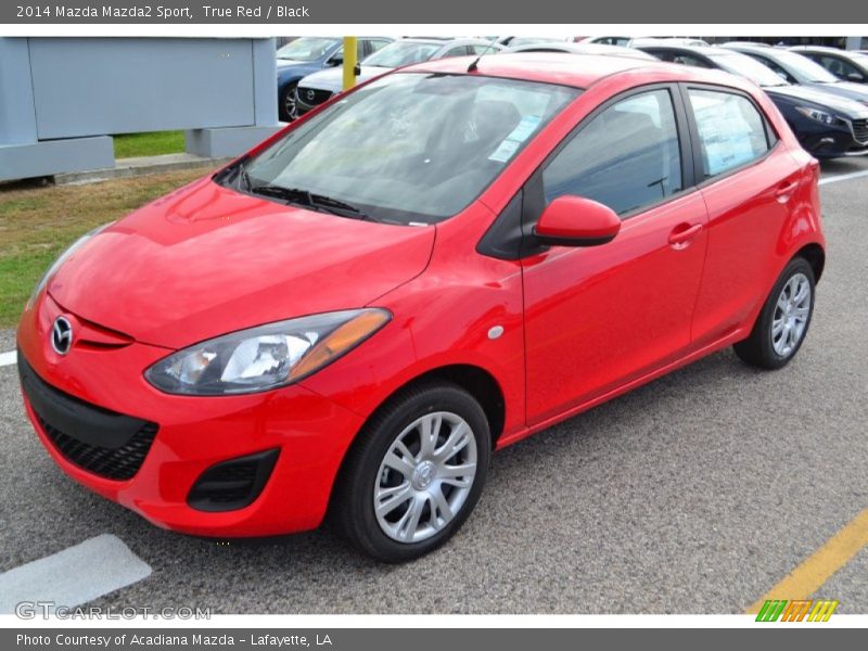 Front 3/4 View of 2014 Mazda2 Sport