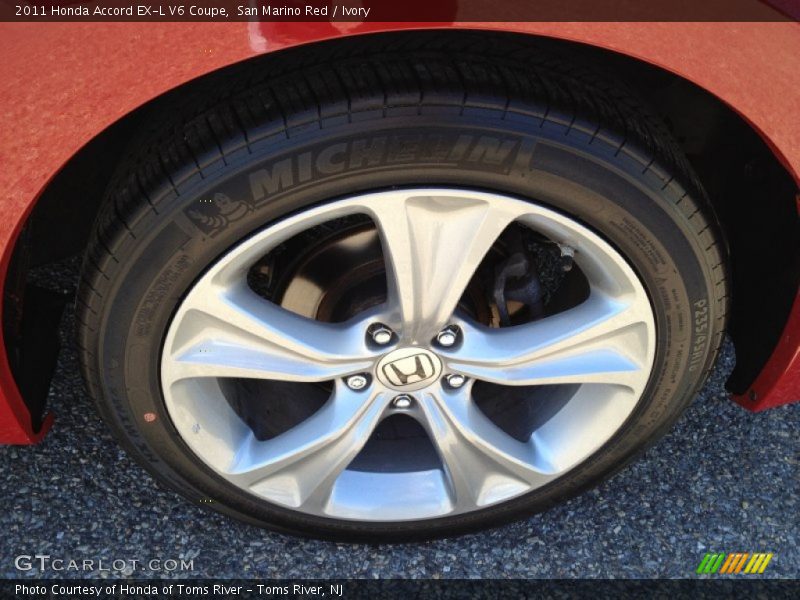 San Marino Red / Ivory 2011 Honda Accord EX-L V6 Coupe