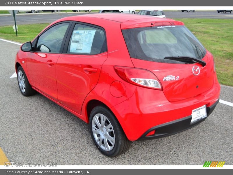 True Red / Black 2014 Mazda Mazda2 Sport