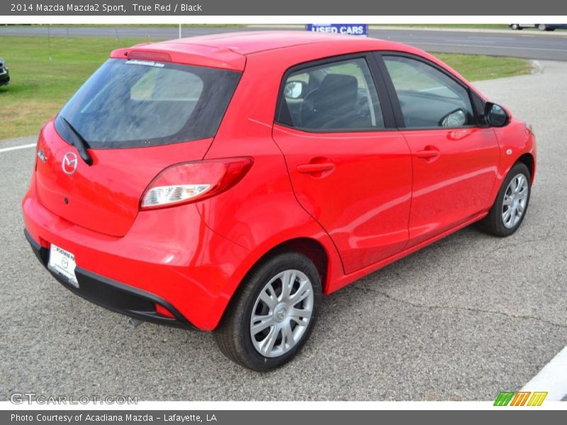 True Red / Black 2014 Mazda Mazda2 Sport