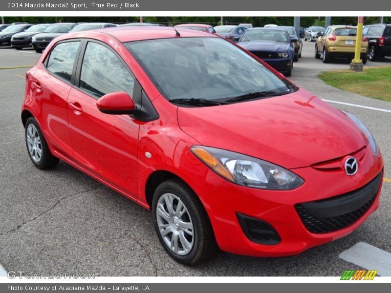 True Red / Black 2014 Mazda Mazda2 Sport
