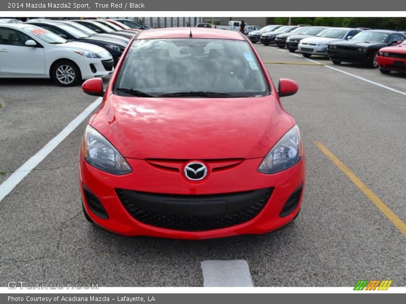 True Red / Black 2014 Mazda Mazda2 Sport