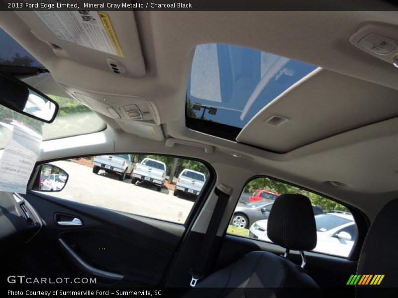 Mineral Gray Metallic / Charcoal Black 2013 Ford Edge Limited