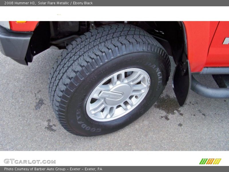 Solar Flare Metallic / Ebony Black 2008 Hummer H3