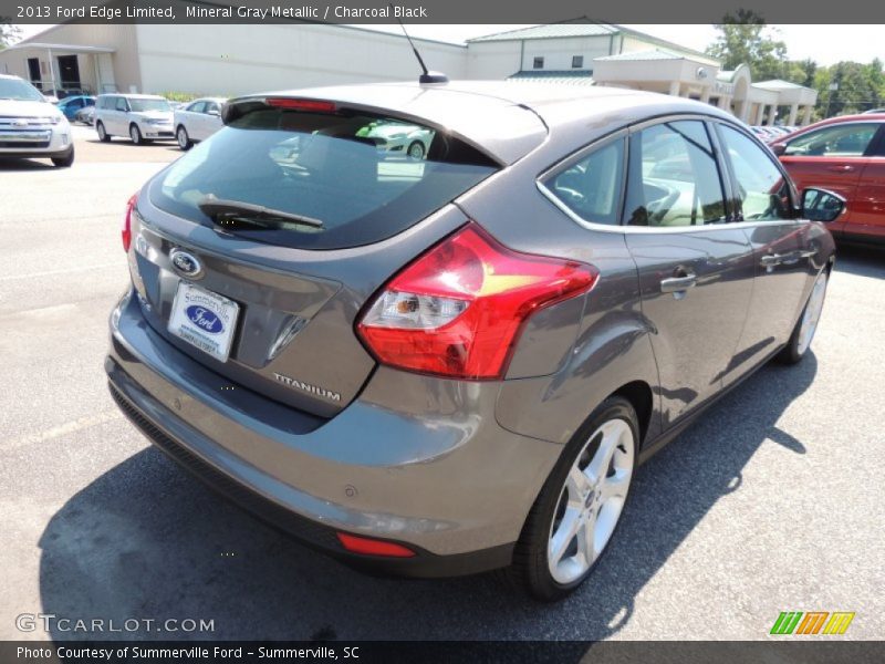 Mineral Gray Metallic / Charcoal Black 2013 Ford Edge Limited