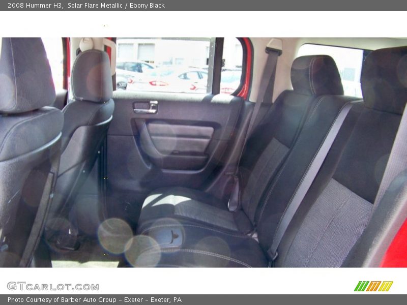 Solar Flare Metallic / Ebony Black 2008 Hummer H3