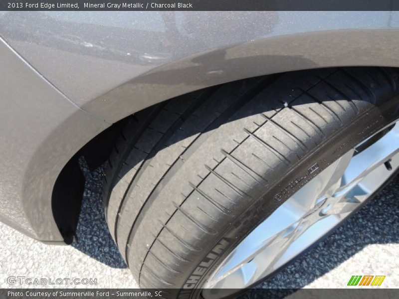 Mineral Gray Metallic / Charcoal Black 2013 Ford Edge Limited