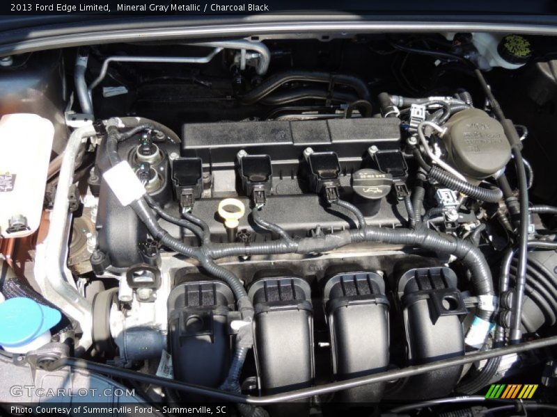 Mineral Gray Metallic / Charcoal Black 2013 Ford Edge Limited