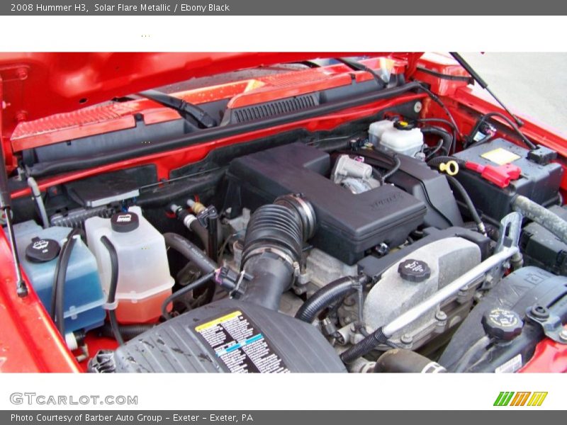 Solar Flare Metallic / Ebony Black 2008 Hummer H3